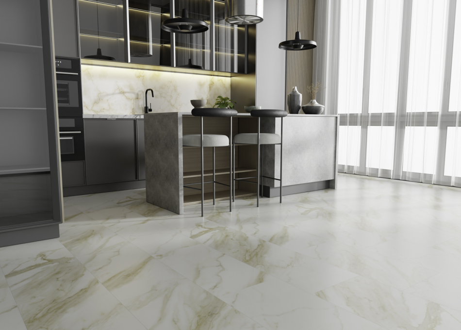 Ламинат SPC IDEAL Flooring Fine Stone Cremo 04003, размер 305x575x4,6 мм Ламинат SPC IDEAL Flooring Fine Stone Cremo 04003, размер 305x575x4,6 мм