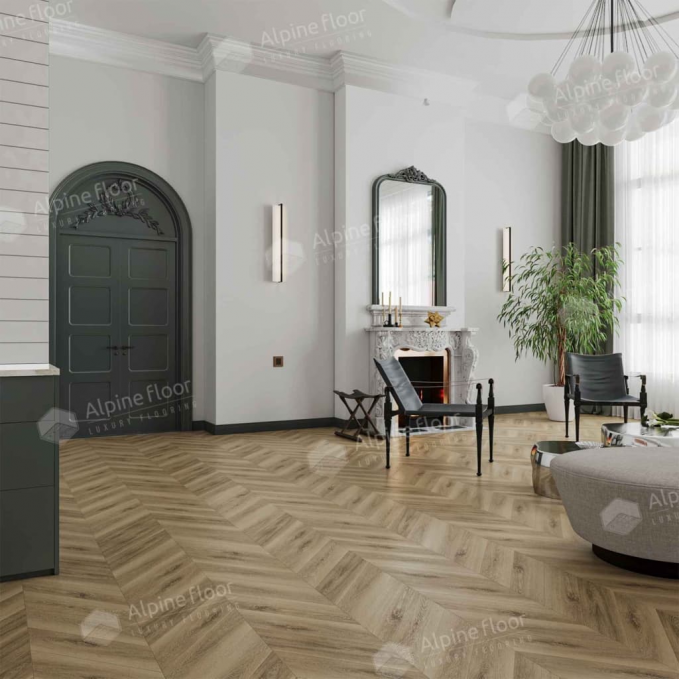 Каменный ламинат SPC Alpine Floor Chevron Alpine Вайпуа, ECO 18-14 MC