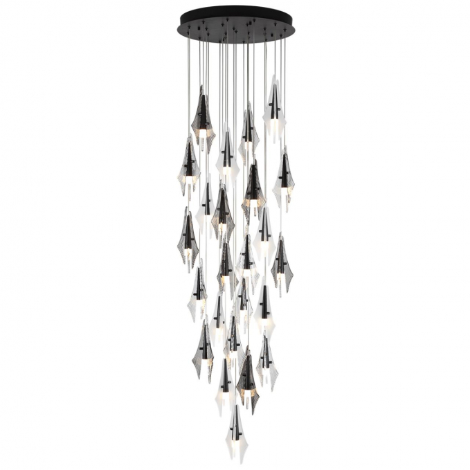 Люстра каскадная LED*137W (24*5.70W) 3000K 11620Лм AFALINA L-VISION ODL_EX26 059 ODEON LIGHT 5442/137L, изображение 1