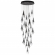 Люстра каскадная LED*137W (24*5.70W) 3000K 11620Лм AFALINA L-VISION ODL_EX26 059 ODEON LIGHT 5442/137L, фото на белом фоне