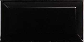 Настенная плитка Equipe Metro Black Matt 10x20, 20124 Настенная плитка Equipe Metro Black Matt 10x20, 20124