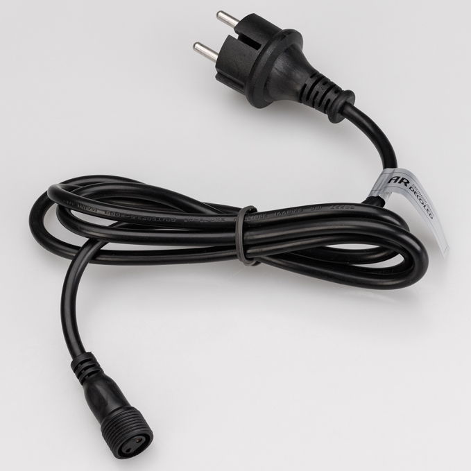 Шнур питания ARD-CLASSIC-BALL-LIVE-1.5M Black (230V, 1.6A), Arlight, 025652, изображение 2 Шнур питания ARD-CLASSIC-BALL-LIVE-1.5M Black (230V, 1.6A), Arlight, 025652, изображение 2