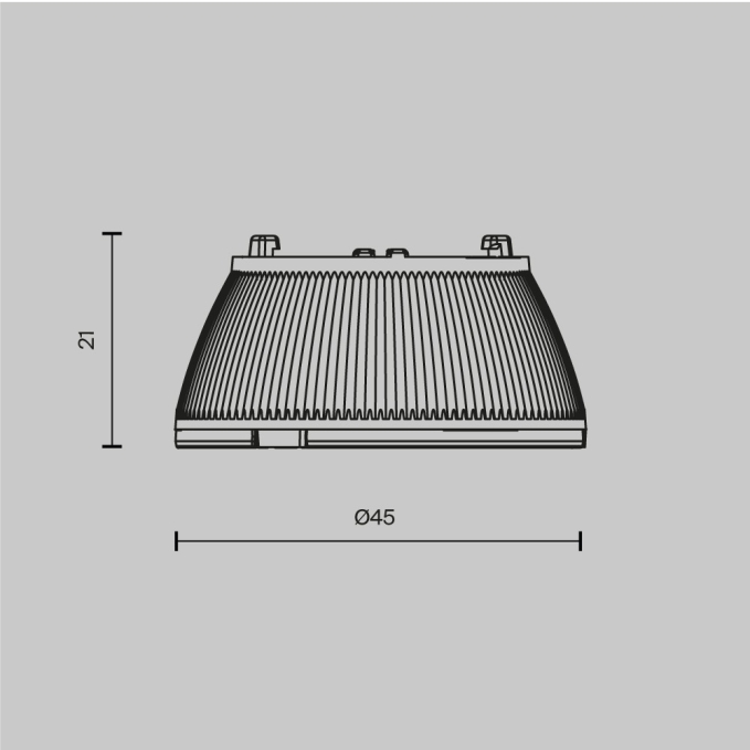 Линза для светильников серии Омут / Dip 15 Вт 40°, Lens003D45-15W, изображение 6 Линза для светильников серии Омут / Dip 15 Вт 40°, Lens003D45-15W, изображение 6