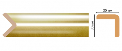 Угол Decomaster D134-374ДМ, 30x30x2400 мм