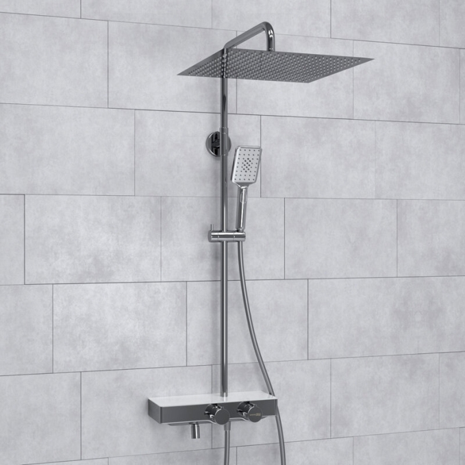 Душевая система WasserKRAFT  A113.119.126.CH T