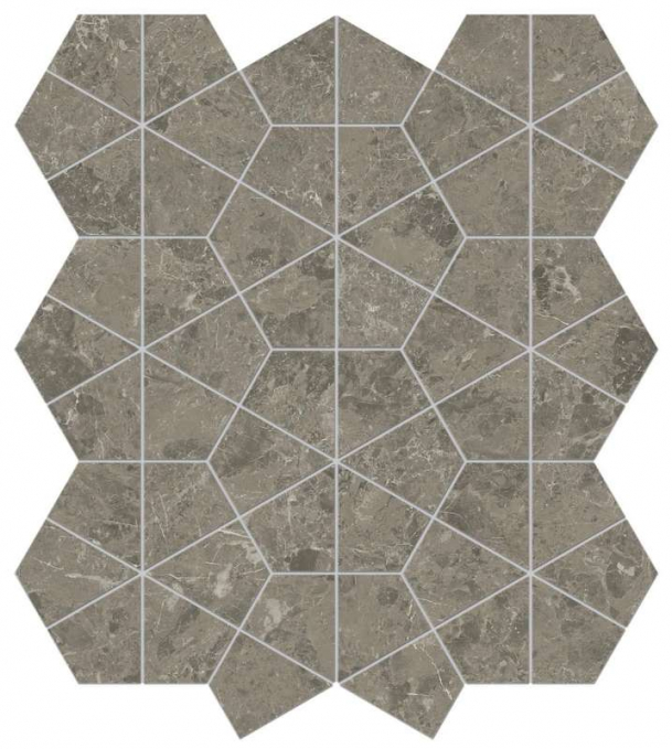 Мозаика Atlas Concorde Marvel Meraviglia Grigio Elegante Hexagon Lapp. 40.3x46.6, AJQ1 Мозаика Atlas Concorde Marvel Meraviglia Grigio Elegante Hexagon Lapp. 40.3x46.6, AJQ1