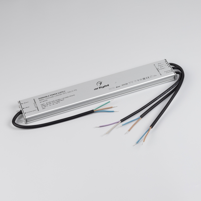 Блок питания ARPV-LG24400-LINEAR-PFC-DALI2-PD (24V, 16.7A, 400W), Arlight, 037775, изображение 2 Блок питания ARPV-LG24400-LINEAR-PFC-DALI2-PD (24V, 16.7A, 400W), Arlight, 037775, изображение 2