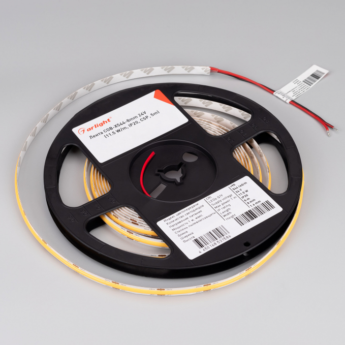 Светодиодная лента COB-X544-8mm 24V Warm2400 (11.5 W/m, IP20, 5m), Arlight, 056915, изображение 3 Светодиодная лента COB-X544-8mm 24V Warm2400 (11.5 W/m, IP20, 5m), Arlight, 056915, изображение 3