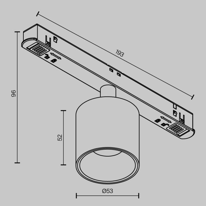 Трековый светильник Альфа / Alfa S Exility 2700-6000K 7Вт 50° Dim Smart, TR132-4-7W-DS-BS, изображение 6 Трековый светильник Альфа / Alfa S Exility 2700-6000K 7Вт 50° Dim Smart, TR132-4-7W-DS-BS, изображение 6