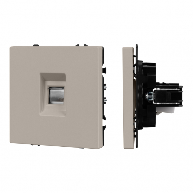 Механизм телефонной розетки SCT-NOBE-MTL1-SFPL-CA (RJ-11, 4C), Arlight, 061892, изображение 1 Механизм телефонной розетки SCT-NOBE-MTL1-SFPL-CA (RJ-11, 4C), Arlight, 061892, изображение 1