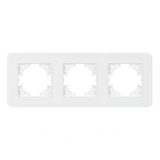 Рамка стеклянная FRM-OMALI-GS-3-WH, Arlight, 049696, изображение 4 Рамка стеклянная FRM-OMALI-GS-3-WH, Arlight, 049696, изображение 4