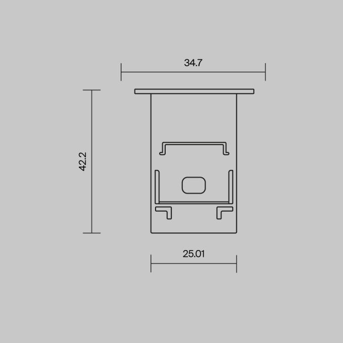 Комплект заглушек (для профиля 35x42) 2 шт., ALM-3542-B-EC 642054, 642054, изображение 5 Комплект заглушек (для профиля 35x42) 2 шт., ALM-3542-B-EC 642054, 642054, изображение 5