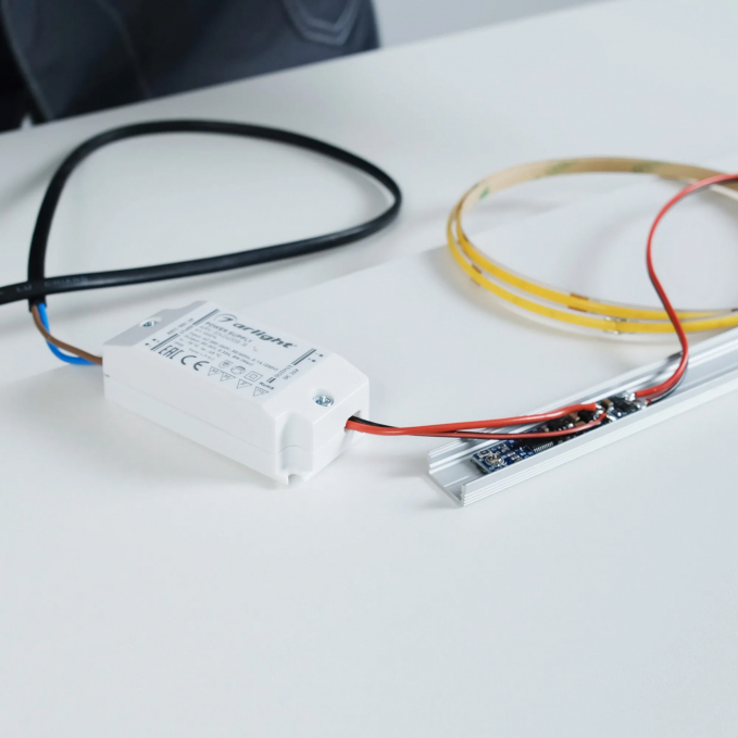 Сенсорный диммер SR-RULE-DIM-CPCT (12-24V, 1x3A, 55x10mm), Arlight, 047159, изображение 3 Сенсорный диммер SR-RULE-DIM-CPCT (12-24V, 1x3A, 55x10mm), Arlight, 047159, изображение 3