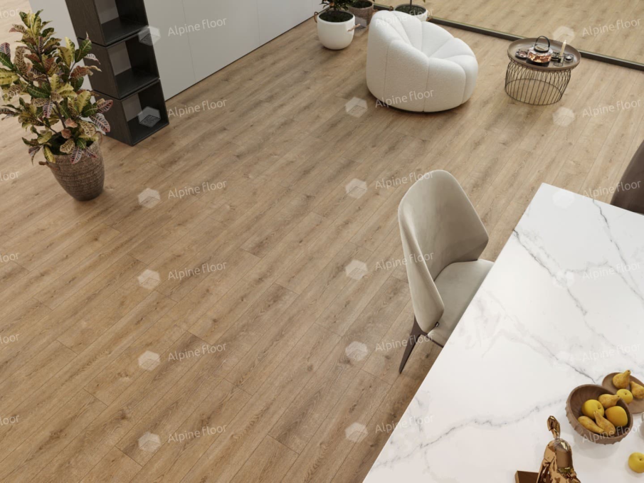 Каменный ламинат SPC Alpine Floor Solo Plus Ларгетто, ЕСО 14-301 MC