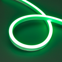 Светодиодная лента герметичная MOONLIGHT-SIDE-A140-12x17mm 24V Green (8 W/m, IP67, 5m, wire x2), Arlight, 038800