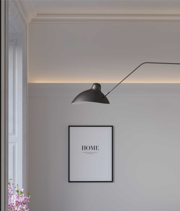 Карниз Cosca Decor KX012, 80х80x2000 мм, Экополимер