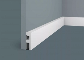 Плинтус Cosca Decor PX051, 60х19x2000 мм, Экополимер Плинтус Cosca Decor PX051, 60х19x2000 мм, Экополимер