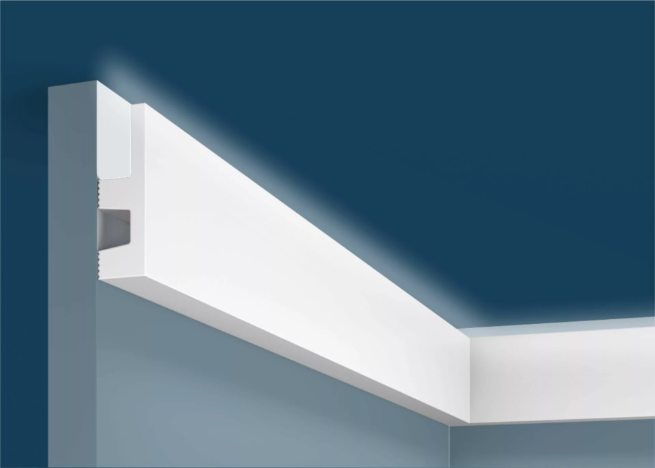 Плинтус Cosca Decor PX051, 60х19x2000 мм, Экополимер Плинтус Cosca Decor PX051, 60х19x2000 мм, Экополимер