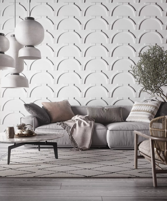 Стеновая панель Cosca Decor 3D орнамент, арт.08 Стеновая панель Cosca Decor 3D орнамент, арт.08