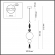 Подвес E14 1*40W PALLE MODERN ODL_EX24 125 ODEON LIGHT 5405/1A, схема товара Подвес E14 1*40W PALLE MODERN ODL_EX24 125 ODEON LIGHT 5405/1A, схема товара