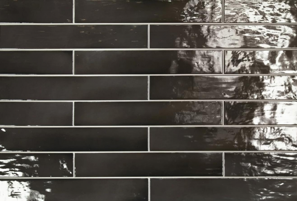 Настенная плитка Equipe Manacor Black 6.5x40, 26926 Настенная плитка Equipe Manacor Black 6.5x40, 26926