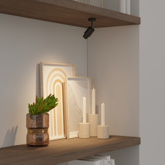 Светильник ART-NEMO-SURFACE-ZOOM-R29.5-2W Warm3000 (BK, 15-45 deg, 24V), Arlight, 049771
