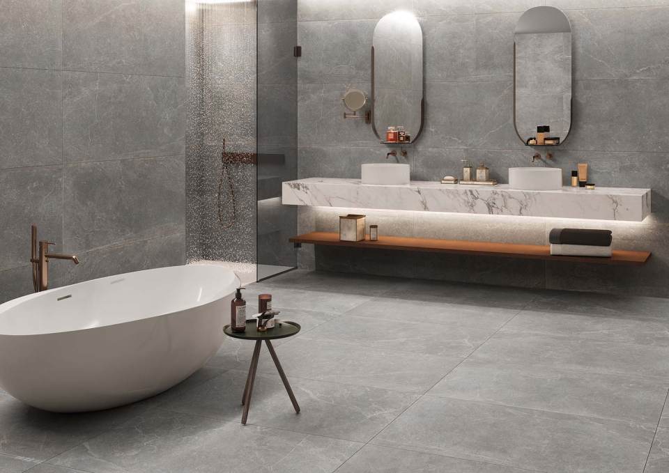 Керамогранит Keraben Bleuemix Grey Matt 90x90