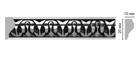 Молдинг Decomaster 103C-63 ШК/54, 20x10x2400 мм Молдинг Decomaster 103C-63 ШК/54, 20x10x2400 мм