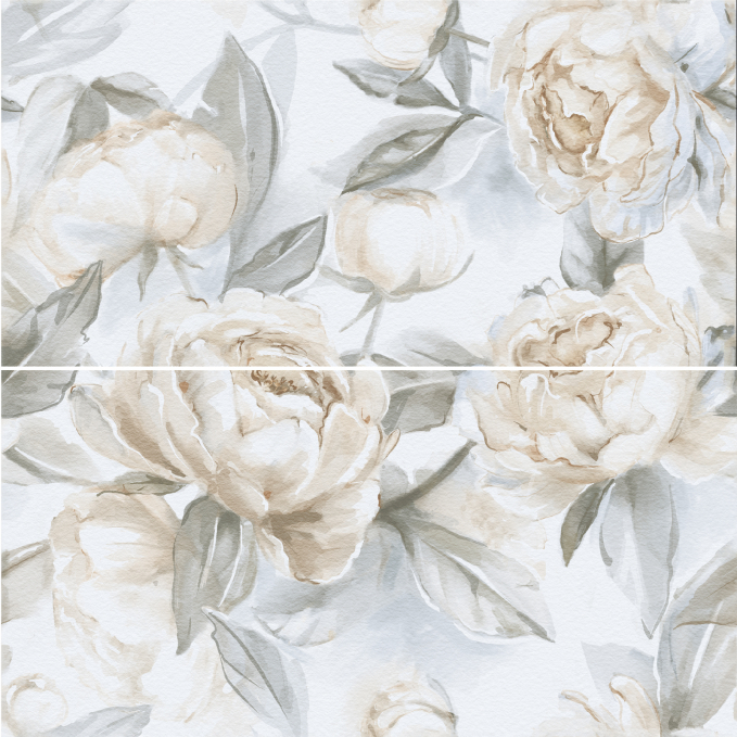 Керамогранит Staro Slim Decors Elite Peonies Decor A+B 60x120 Matt Керамогранит Staro Slim Decors Elite Peonies Decor A+B 60x120 Matt
