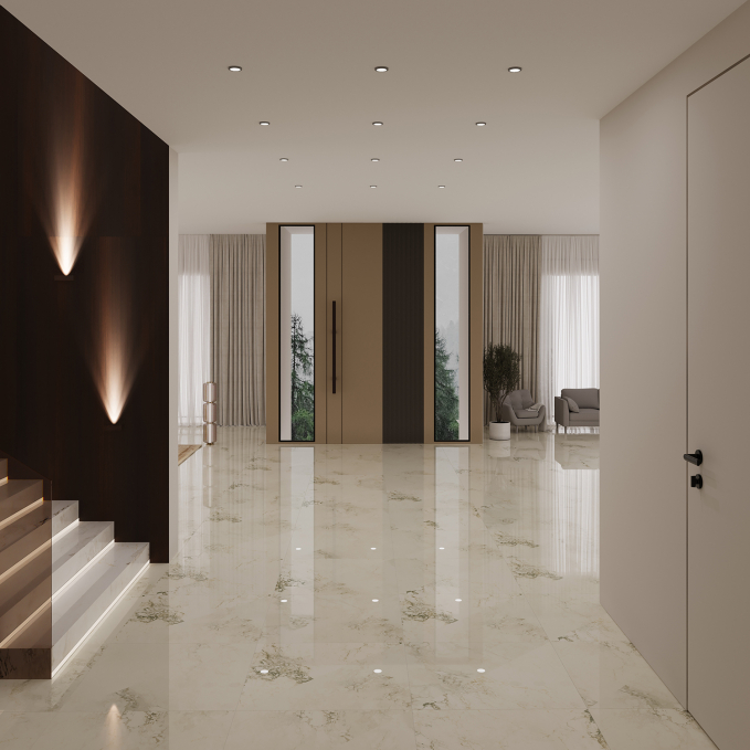 Керамический слэб StaroSlabs Polished Brecha Crema Elegance 120x120 Керамический слэб StaroSlabs Polished Brecha Crema Elegance 120x120