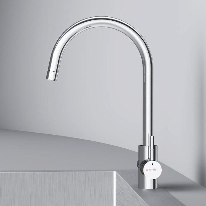 Смеситель для кухни AM.PM X-Joy S F85B07700 высокий, с каналом питьевой воды, хром Смеситель для кухни AM.PM X-Joy S F85B07700 высокий, с каналом питьевой воды, хром