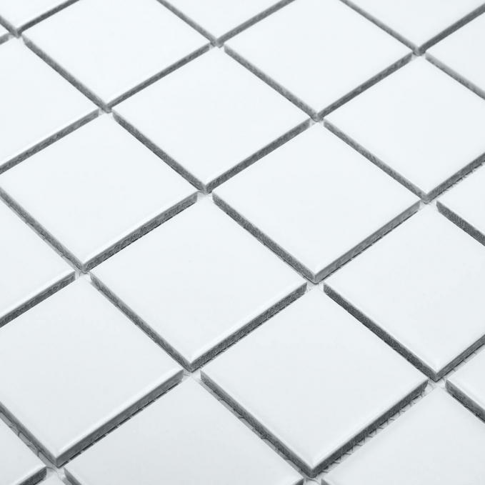 Мозаика Starmosaic 5х5 см White Matt 48x48 30.6x30.6