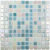 Мозаика Vidrepur Shell Mix Green 553/554 31.7x31.7