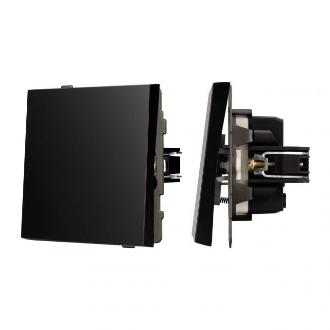 Механизм звонкового выключателя SWT-TENDO-MKR1-PL-BK (230V, 10A), Arlight, 054143, изображение 1