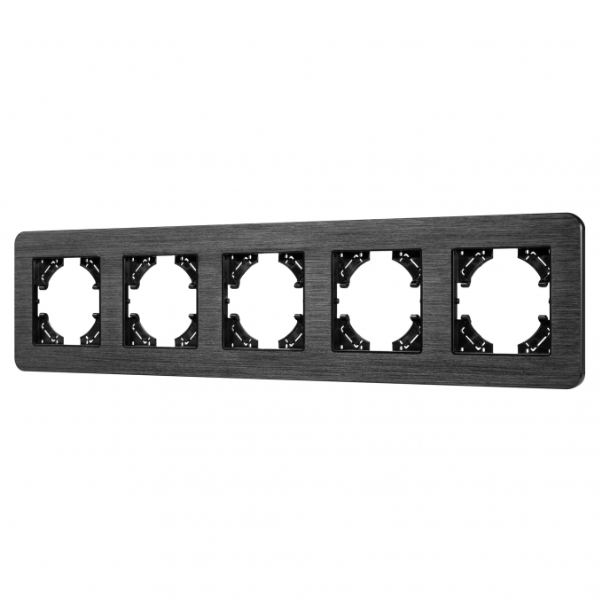 Рамка алюминиевая FRM-AKIRY-AL-5-BK, Arlight, 049735, изображение 1