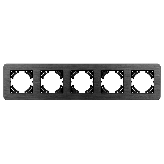 Рамка алюминиевая FRM-AKIRY-AL-5-BK, Arlight, 049735, изображение 4