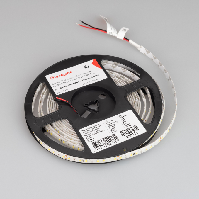 Светодиодная лента FITOLUX-SE-A144-10mm 24V Day5000-Red (14 W/m, IP65, 2835, 5m), Arlight, 038171, изображение 4 Светодиодная лента FITOLUX-SE-A144-10mm 24V Day5000-Red (14 W/m, IP65, 2835, 5m), Arlight, 038171, изображение 4