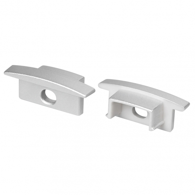 Заглушка LINE-2308-F SILVER с отверстием, Arlight, 054383, изображение 1 Заглушка LINE-2308-F SILVER с отверстием, Arlight, 054383, изображение 1