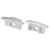 Заглушка LINE-2308-F SILVER с отверстием, Arlight, 054383
