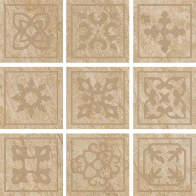 Вставка Coliseumgres Alpi Beige Tozzetto Celtico 10x10, 610090001122