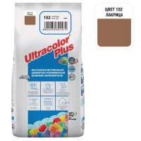 Затирка цементная Mapei Ultracolor Plus №152 Лакрица, 2 кг
