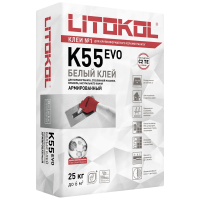 Клей для плитки и керамогранита Litokol Litoplus К55, 25 кг Клей для плитки и керамогранита Litokol Litoplus К55, 25 кг