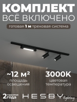 Комплект трековый Skylite №5, Hesby Lighting, HSBL_kompl_S005_NI1B3K