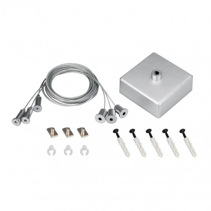Подвес ARL-3x2m Set (Silver box, Pad 9x2mm), Arlight, 040293, изображение 1 Подвес ARL-3x2m Set (Silver box, Pad 9x2mm), Arlight, 040293, изображение 1