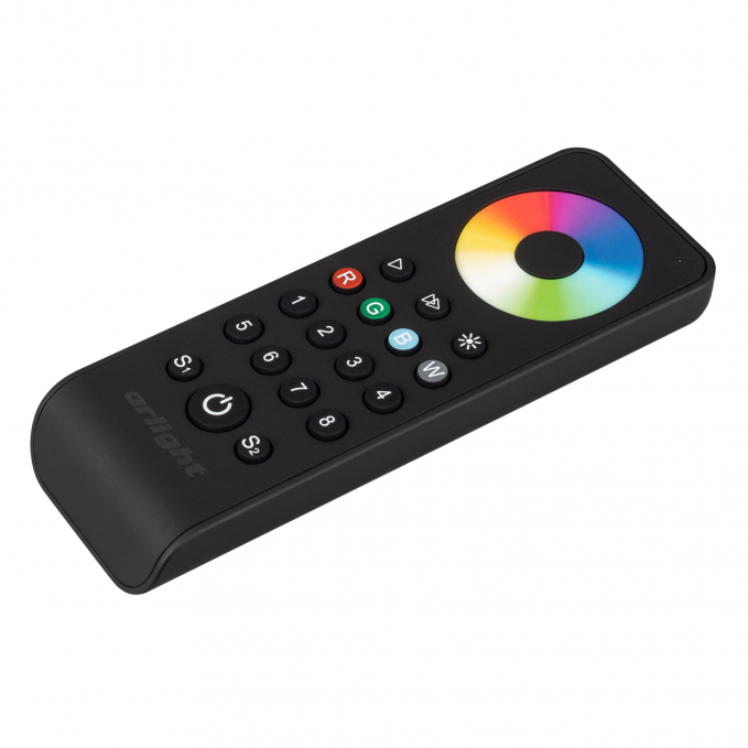 Пульт SMART-R43-RGBW Black (8 зон, 2.4G), Arlight, 031953, изображение 1 Пульт SMART-R43-RGBW Black (8 зон, 2.4G), Arlight, 031953, изображение 1
