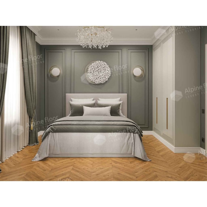 Каменный ламинат SPC Alpine Floor Chevron Alpine Tesoro, ECO 18-16 MC