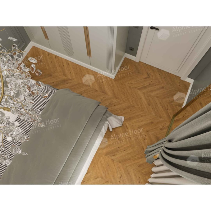 Каменный ламинат SPC Alpine Floor Chevron Alpine Tesoro, ECO 18-16 MC