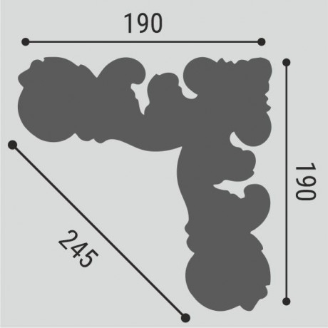 Декоративный универсальный элемент Bello Deco УУ1 Декоративный универсальный элемент Bello Deco УУ1