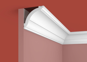 Карниз Cosca Decor KX005, 69х71x2000 мм, Экополимер