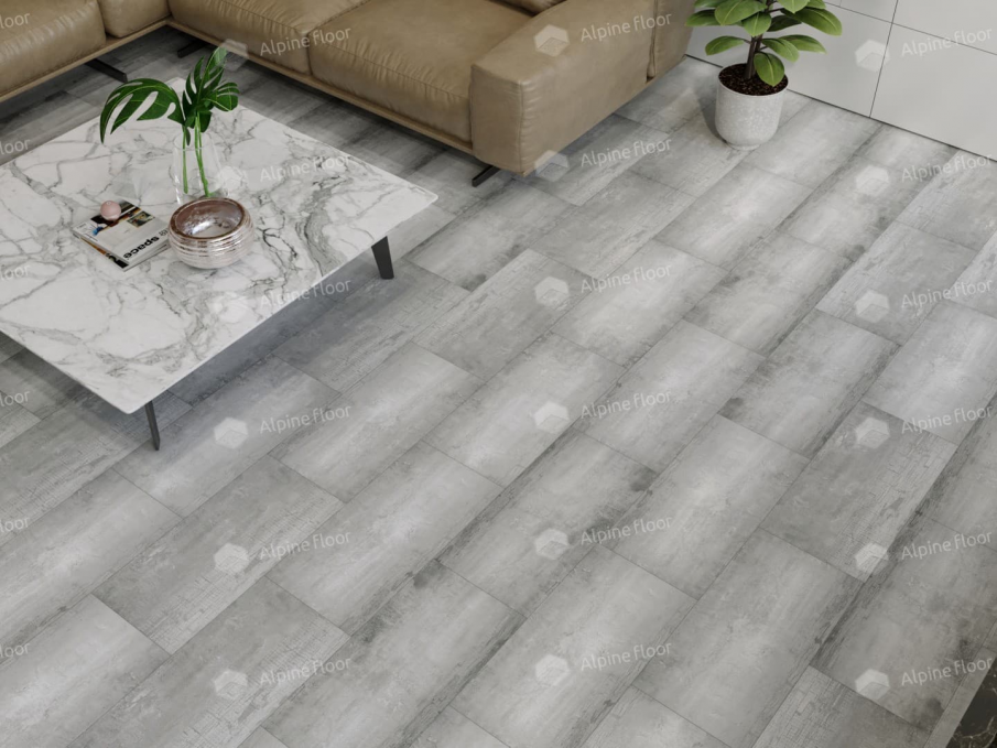 Кварцвиниловая плитка Alpine Floor Light Stone Корнуолл, ECO-15-1